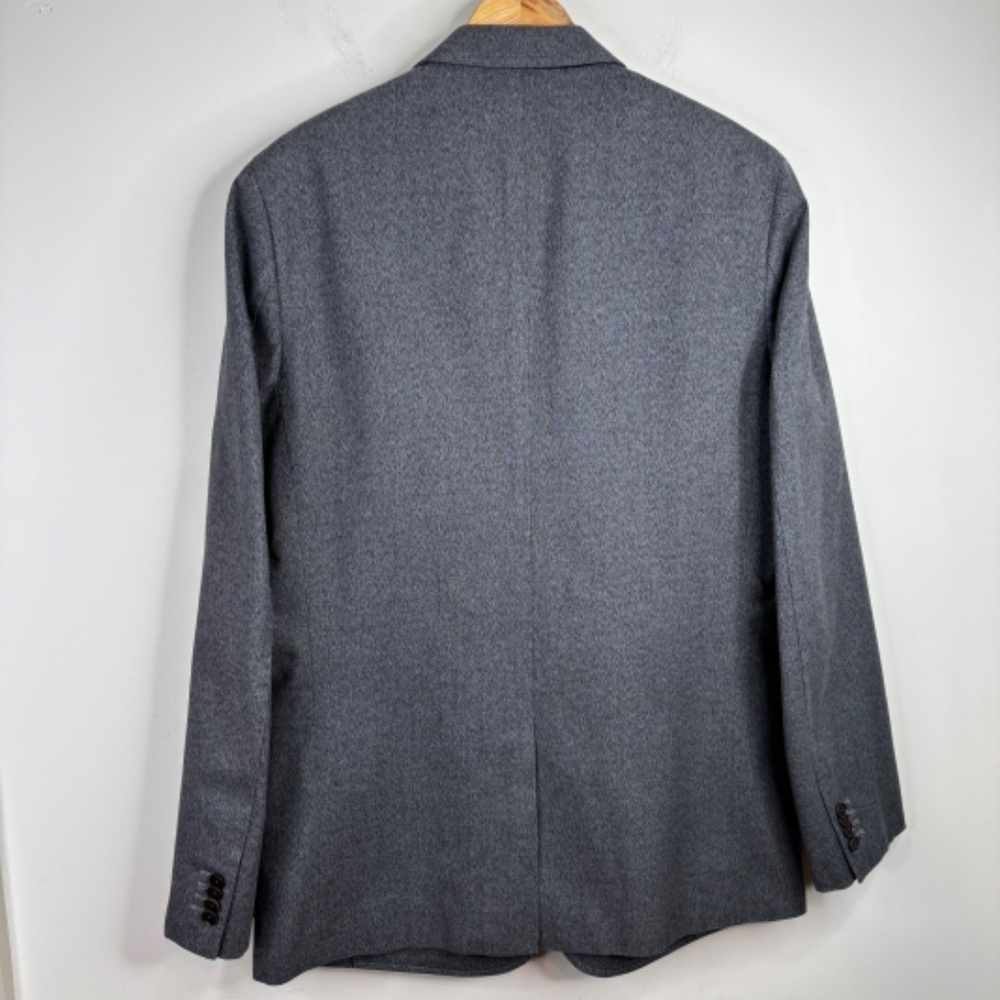 Banana Republic Blazer 44L Charcoal Grey Old Money Classic Academia Minimalist - Picture 4 of 11